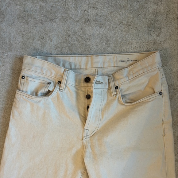 Imogene + Willie Barton Slim Jeans in Natural White - Size 32 x 31 - Picture 2 of 10